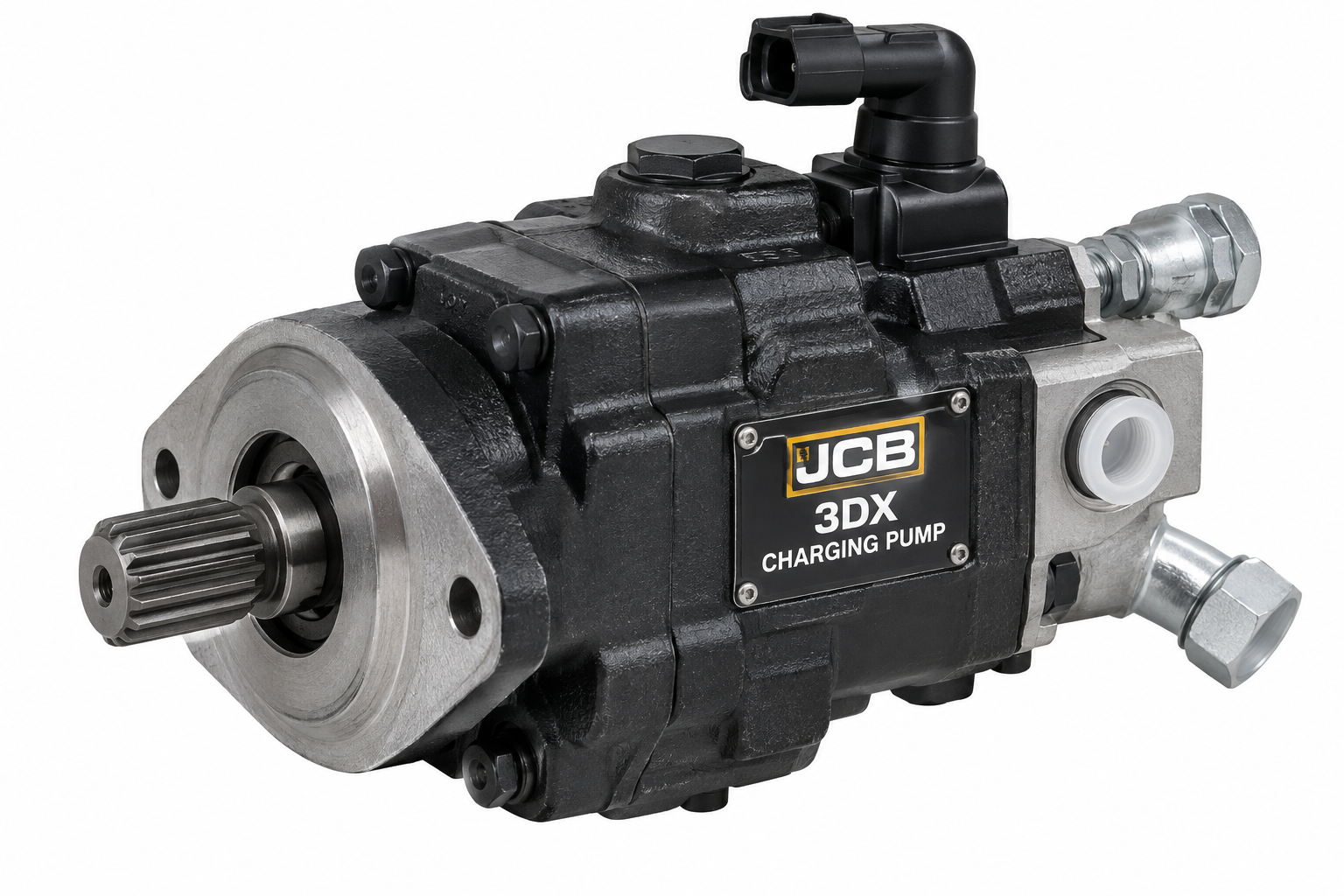 JCB 3DX charging pump